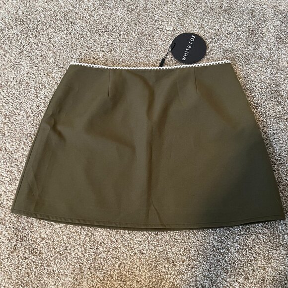 White Fox Mini Skirt - Picture 2 of 2